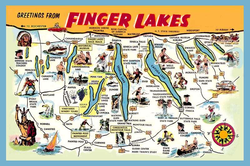 Finger Lakes – largest recreation and vacation lake in New York