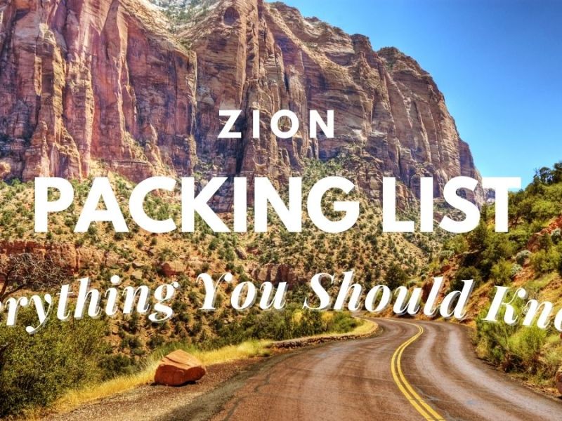 Zion Packing List (Everything You Should Know)